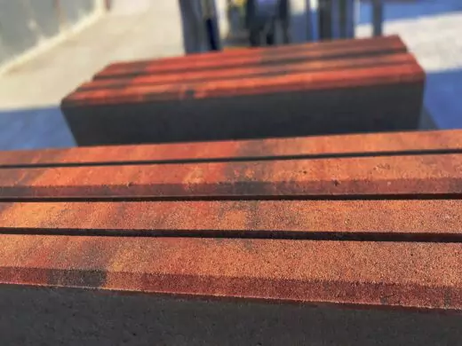 Бордюр садовый 1000х200х80 №13 "Сорренто", фактура гладкий, гранитная, мрамор-1